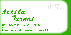 attila turnai business card